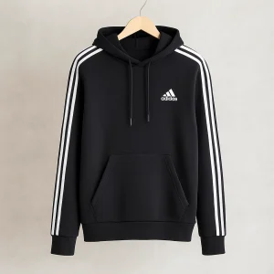 Sudadera con capucha Adidas Essentials 3 bandas