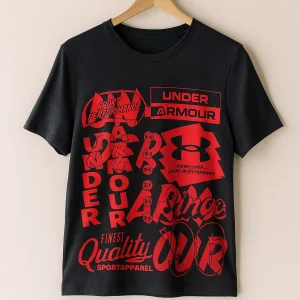 Remera Under Armour Collage Red Print