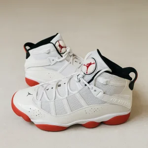 Air Jordan 6 Rings Blanco/Rojo